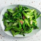 Best J6 腊味炒芥兰 Stir-Fried Chinese Broccoli with Preserved Meat in Claremont, CA
